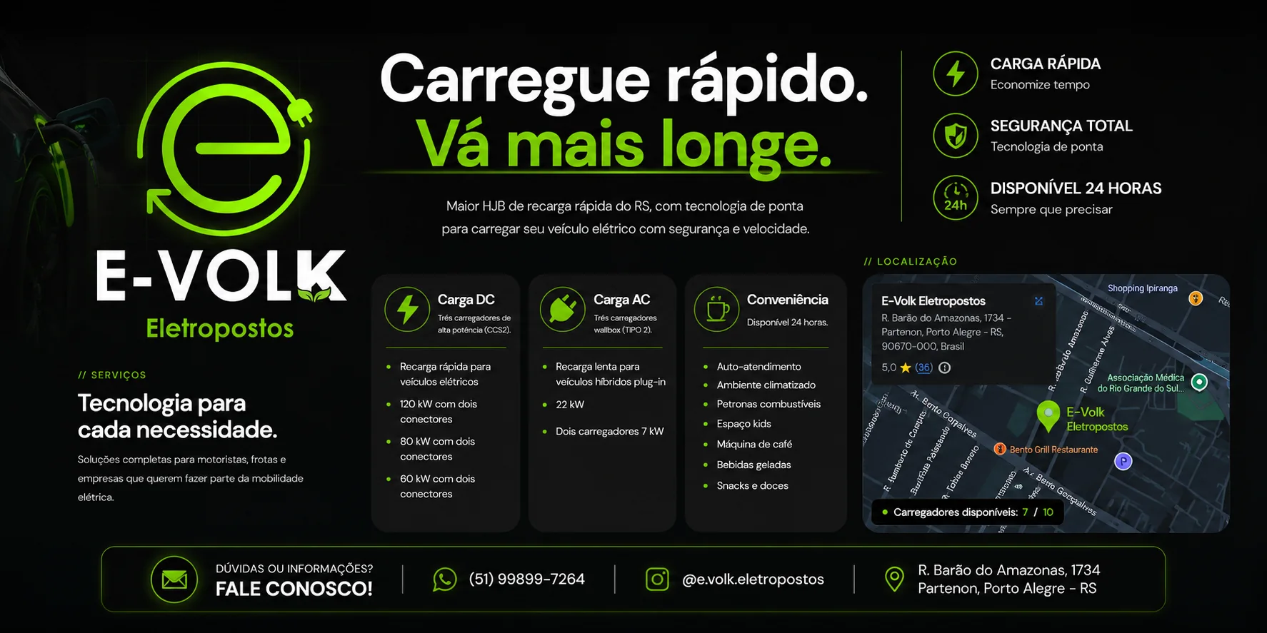 Banner do parceiro E-VOLK Eletropostos